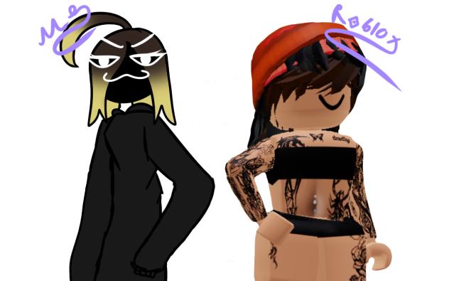 Me and my Roblox avatar