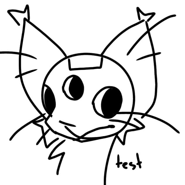 blinking cat