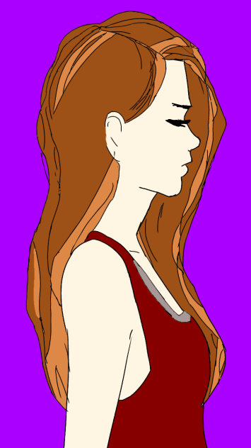 brown hair with highlights