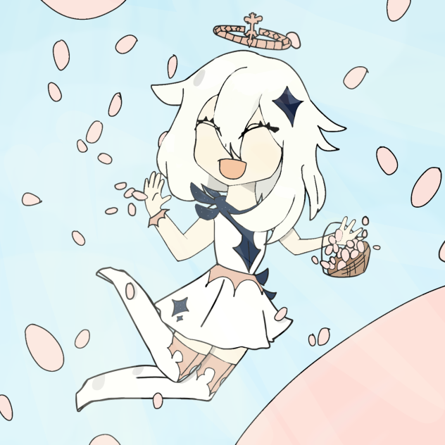 Paimon & Her Petal Basket