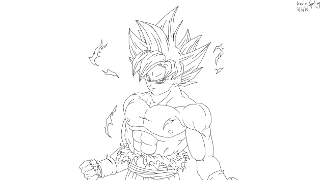 Mastered Ultra Instinct Goku