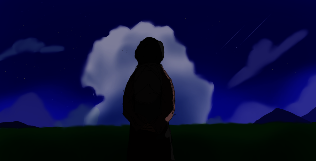 langit malam - ibisPaint
