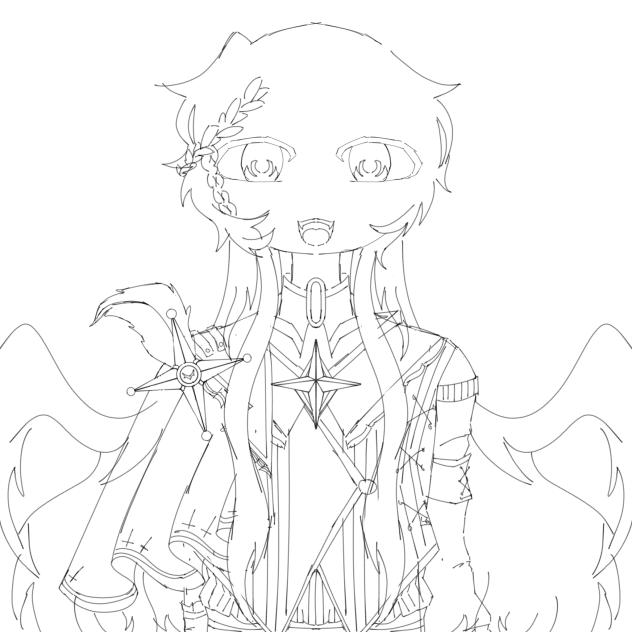 谁懂衣服画后没有一个oc适合的救赎感😭