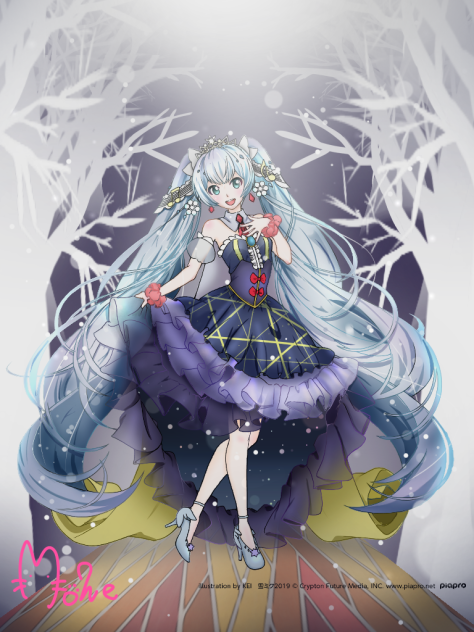 初音ミク 塗りました