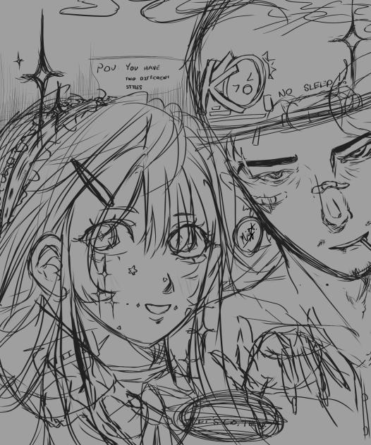 You have two different styles