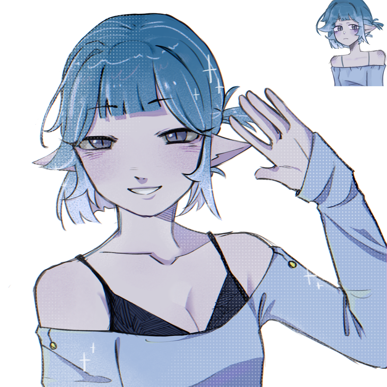 redraw my old drawing - ibisPaint