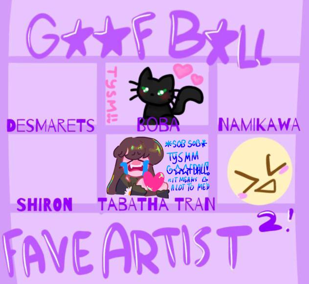 G☆☆FB✧LL’S FAV ARTISTS😭💞
