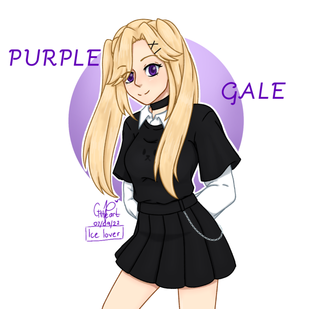 new OC💜🖤