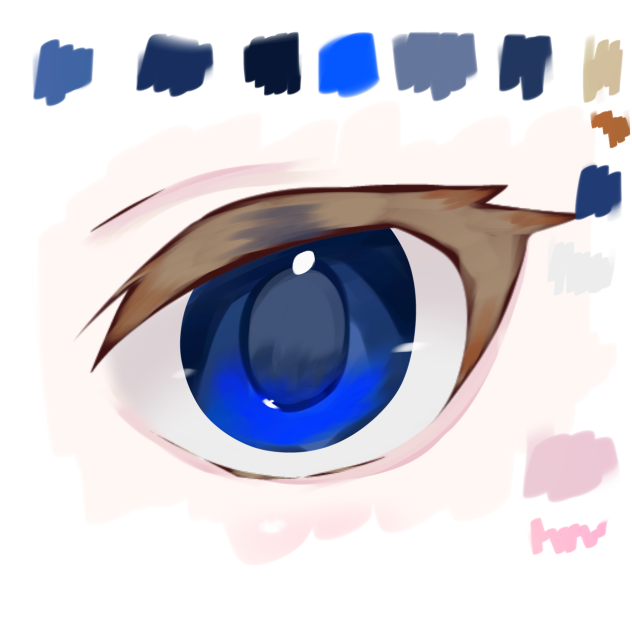 目の塗り方☆ミ