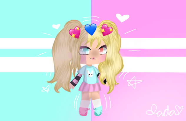 Cotton candy girl