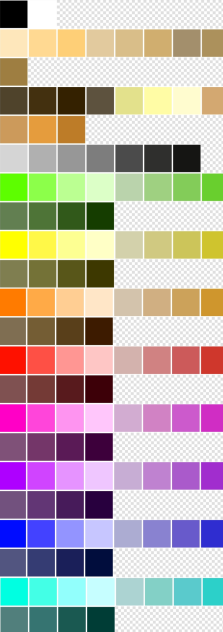 Colour pallet