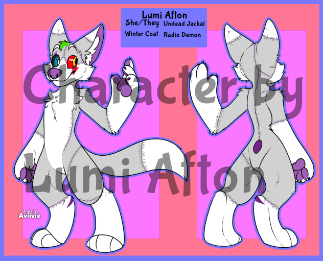 Lumi Afton Winter Coat Reference Sheet