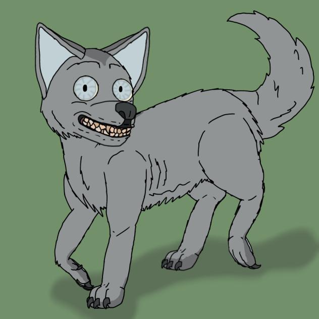 Insane fantasy wolf. His name’s Sire.