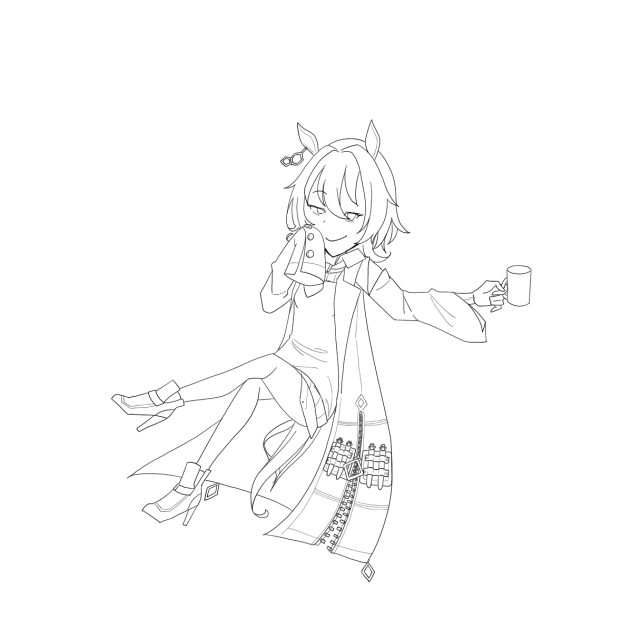 タキオン　線画