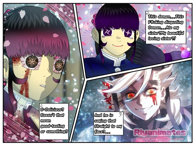 Ryuki vs Douma (before she snapped)
