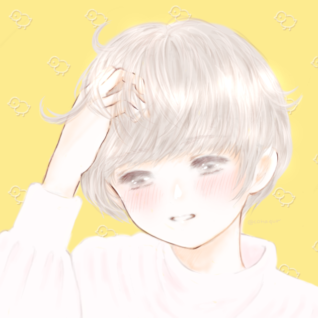 初めてショートカットにした翌朝寝癖に困る女の子。