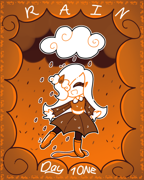 🌧️Inktober Day1 Rain🌧️