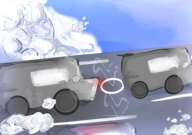 空の駐車場
