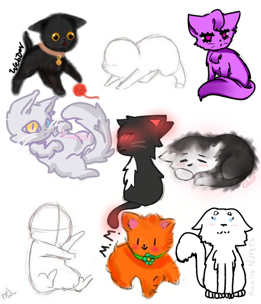 Cat Collab - ibisPaint