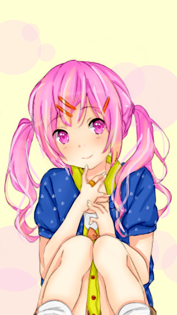 女の子 塗らせていただきました