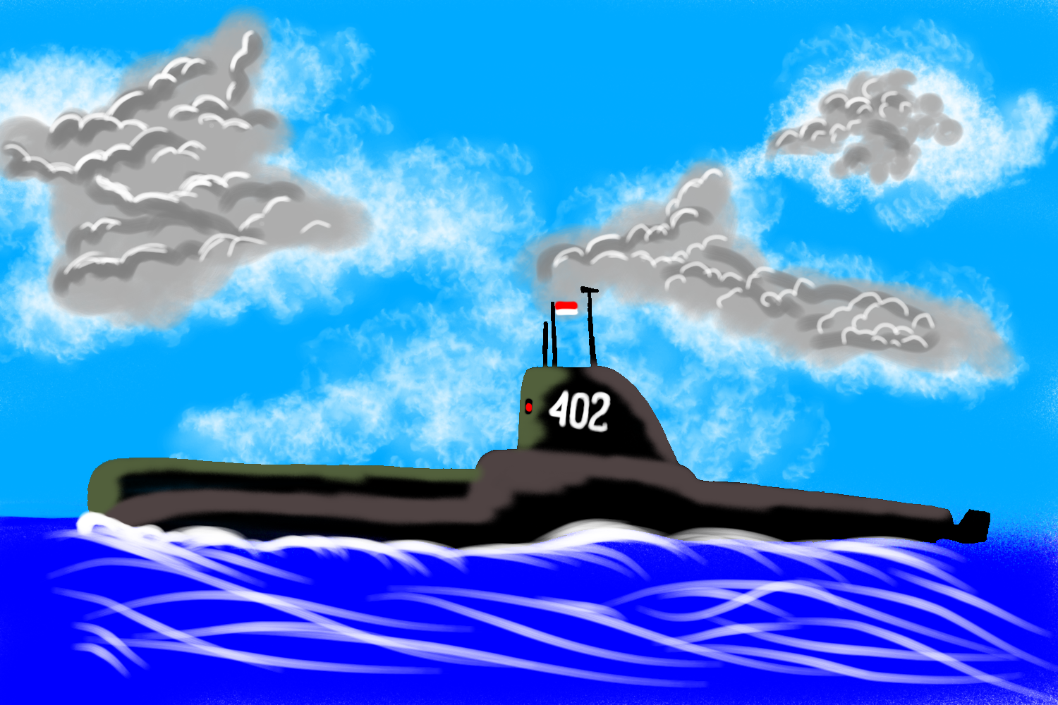 KRI. NANGGALA 402 - ibisPaint