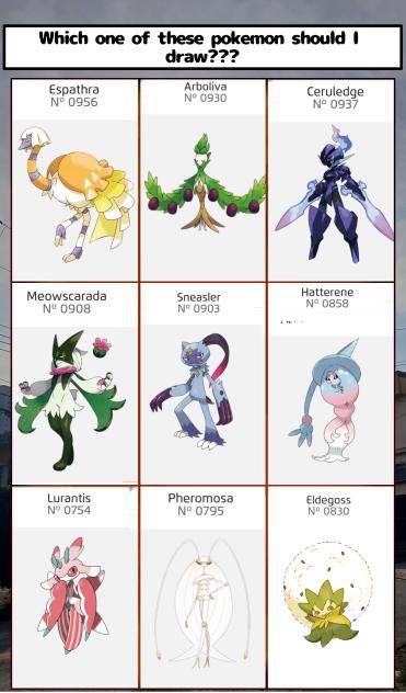 Which pokemon should i draw