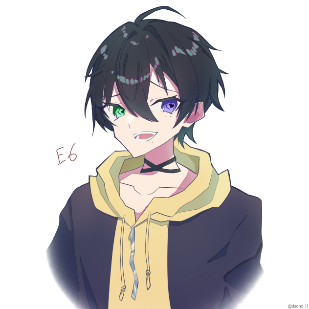 リプきた番号の表情を描く　3️⃣