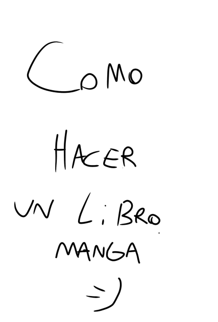 Como hacer un libro manga