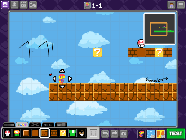 I’m making 1-1 in Bloxels!