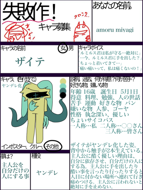 ザイテ  裏
