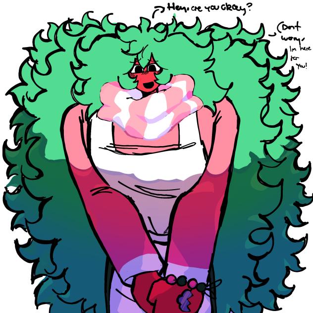 sprout asking if you are okay