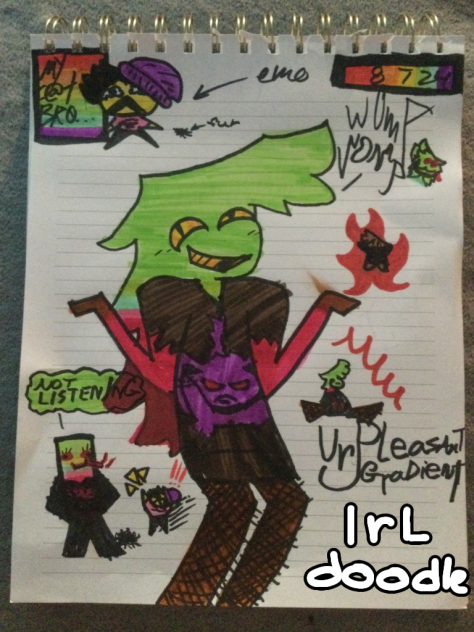 Unpleasant + Infected doodles