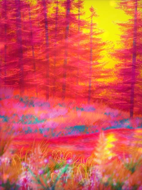 Pine Forest - ibisPaint