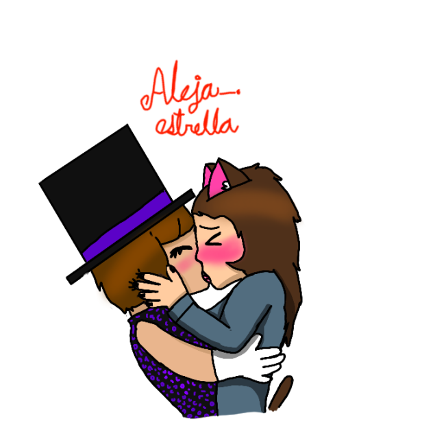Aleja besando a Punk