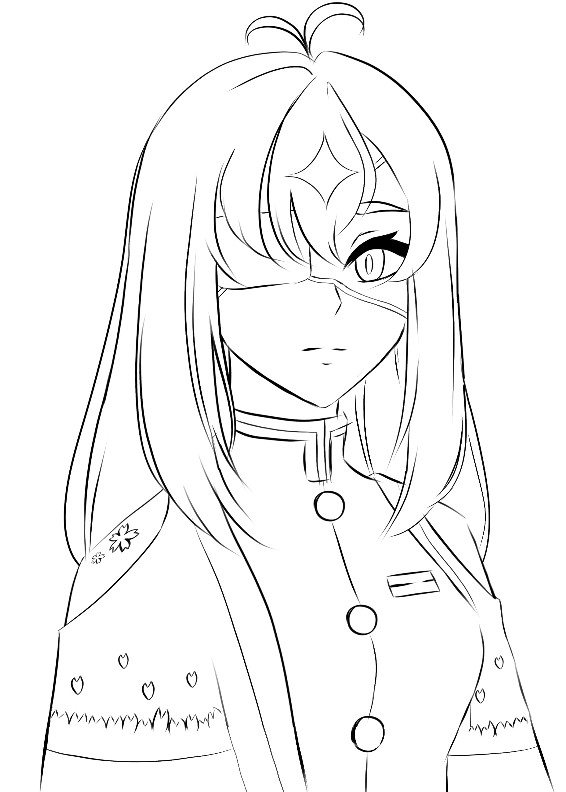 hanami (lineart) - ibisPaint