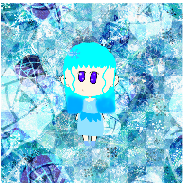 Blue cutesy