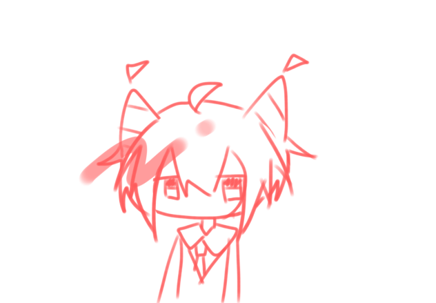 なんか描いてたﾊﾞｿ擬