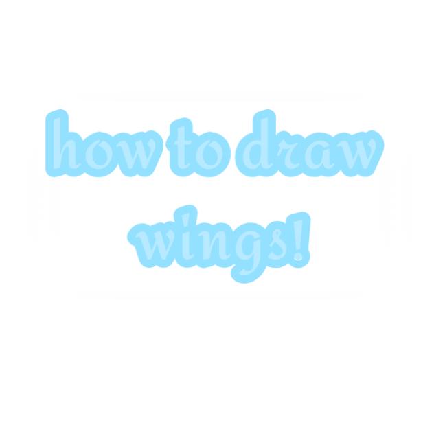 how to draw wings