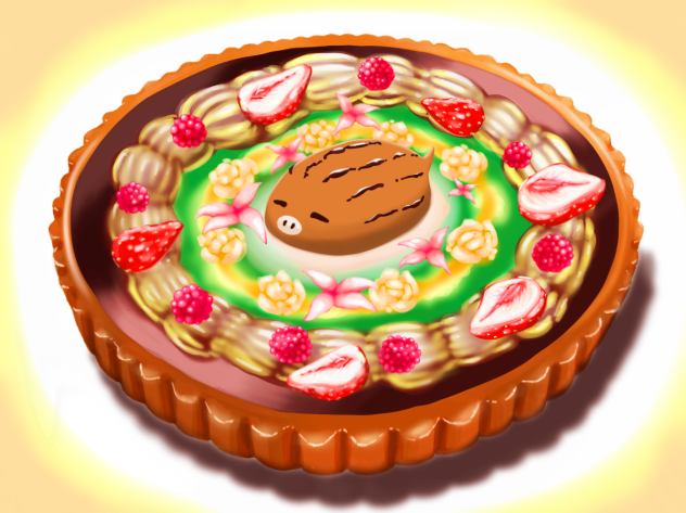 いのししタルト