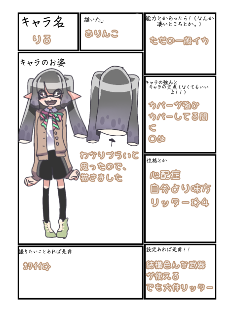 キャラ募集参加いたしました！