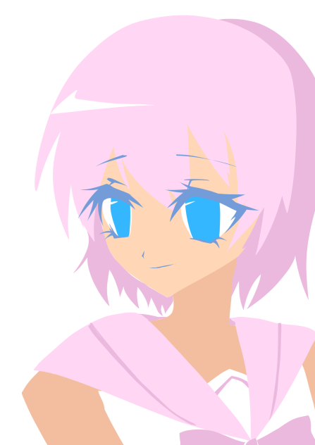 女の子、描いたよ!