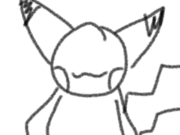 miku miku beam Pikachu ver (sketch)