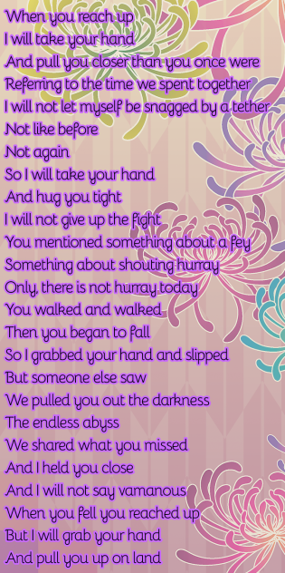 A poem 2 I will take your hand