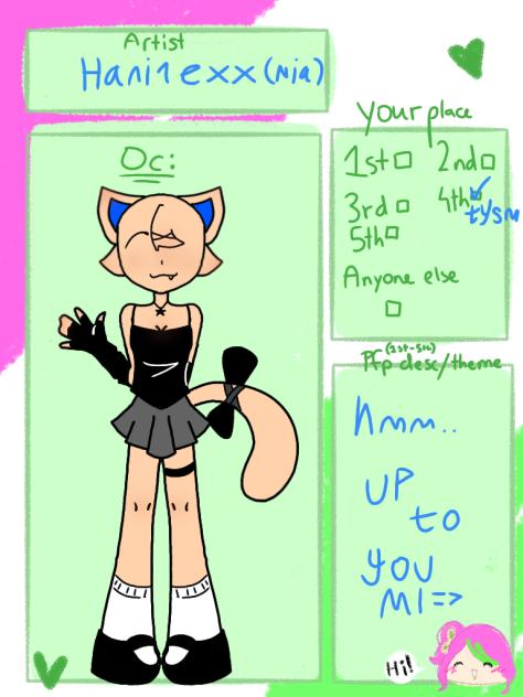 prize sheet(more TT)