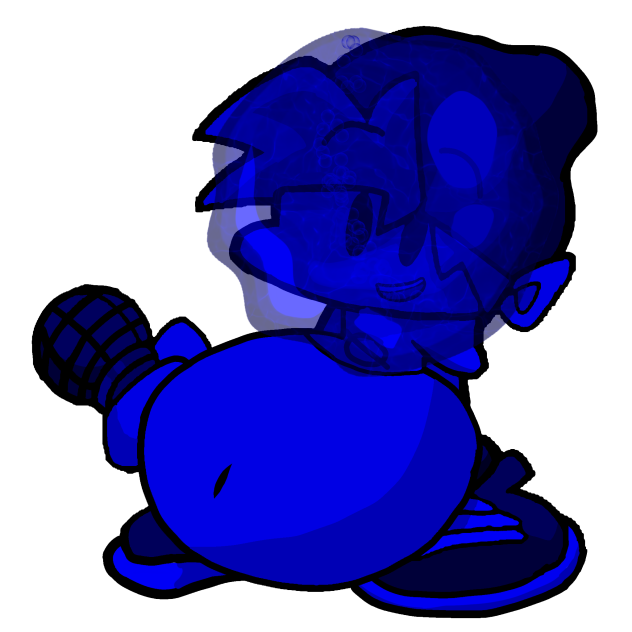 Blueberry Player Swallowing a Bubble
