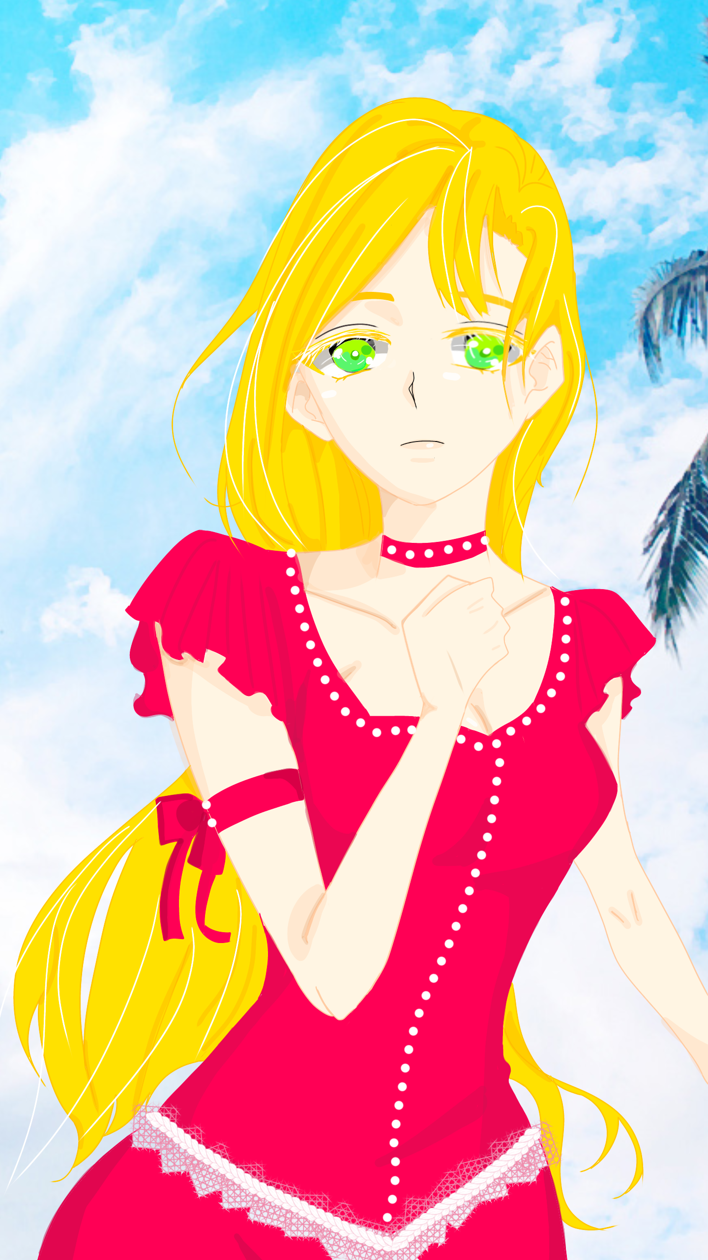 maiden waiting for her lover - ibisPaint