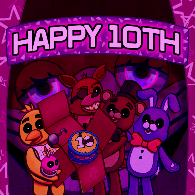 FNAF 10th Anniversary FFC Art