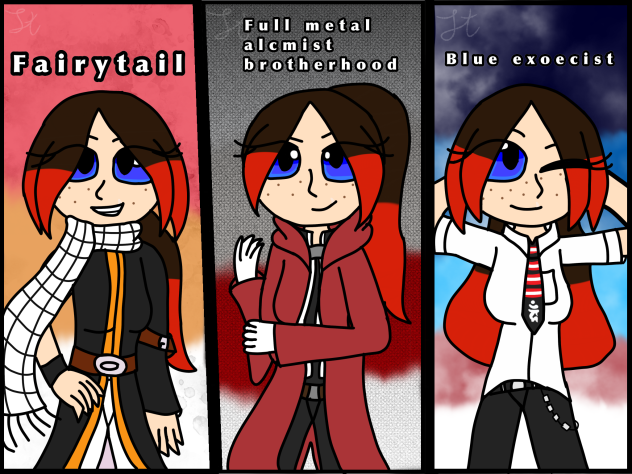 me dress as some of my fave anime boys