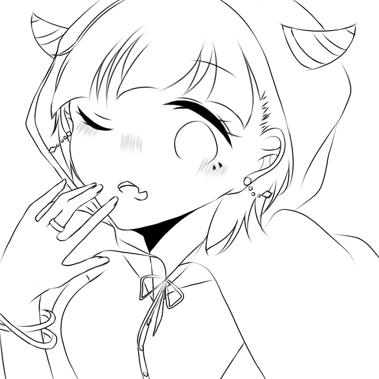 魔女ヴァンパイア系女の子 Ibispaint