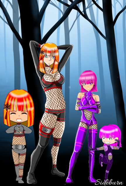 Ninja family Mother & doughter